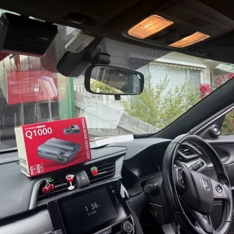 Thinkware Q1000 dashcam install